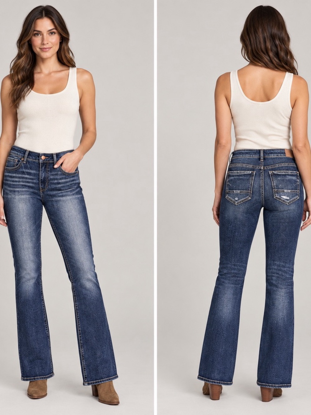 BKE Payton Bootcut Jeans Women’s Mid Rise Stretch Dark Wash - Size 31W X 33.5L